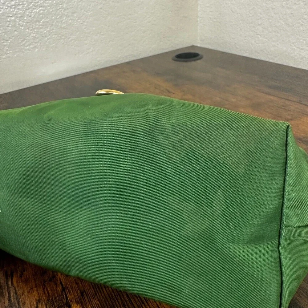 Prada Green Tessuto Cosmetic  Pouch with Certificate of Authenticity - Picture 15 of 16